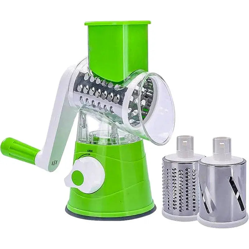 Kitchen Veggie Chopper Multifunction Rotary Cheese Grater Manual